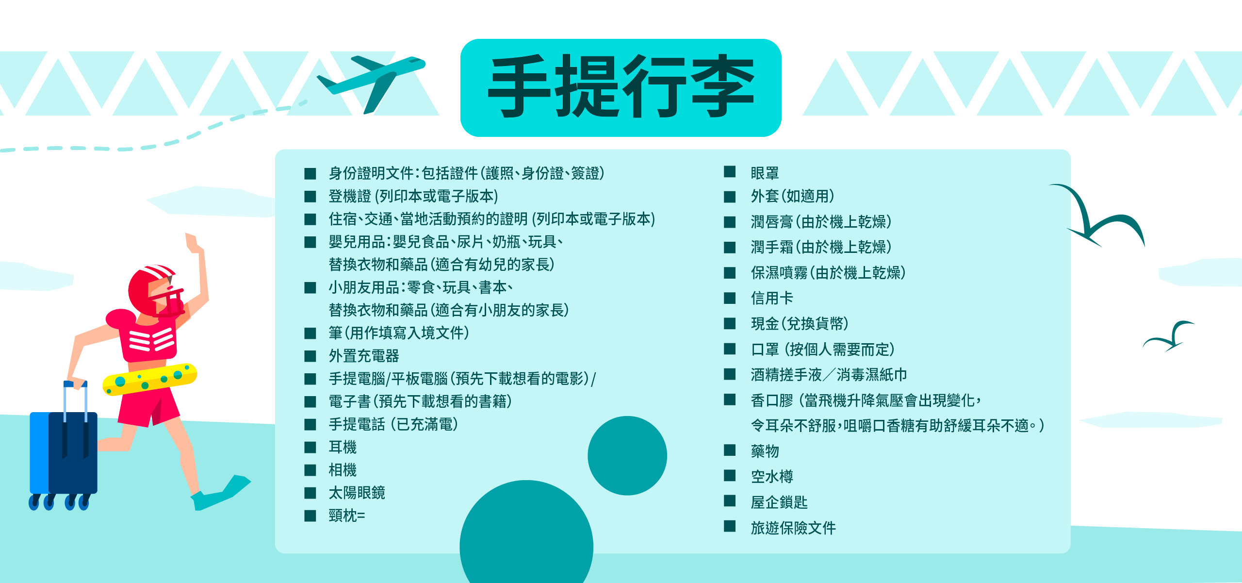 旅行清單:出門必備行李Checklist (附夏天/冬天必備行李清單) | MoneySmart